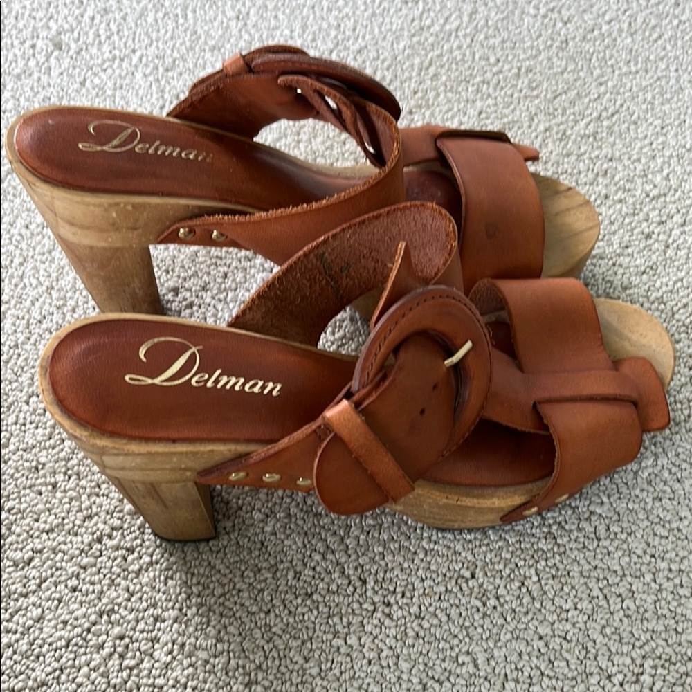 Delman Brown Heels